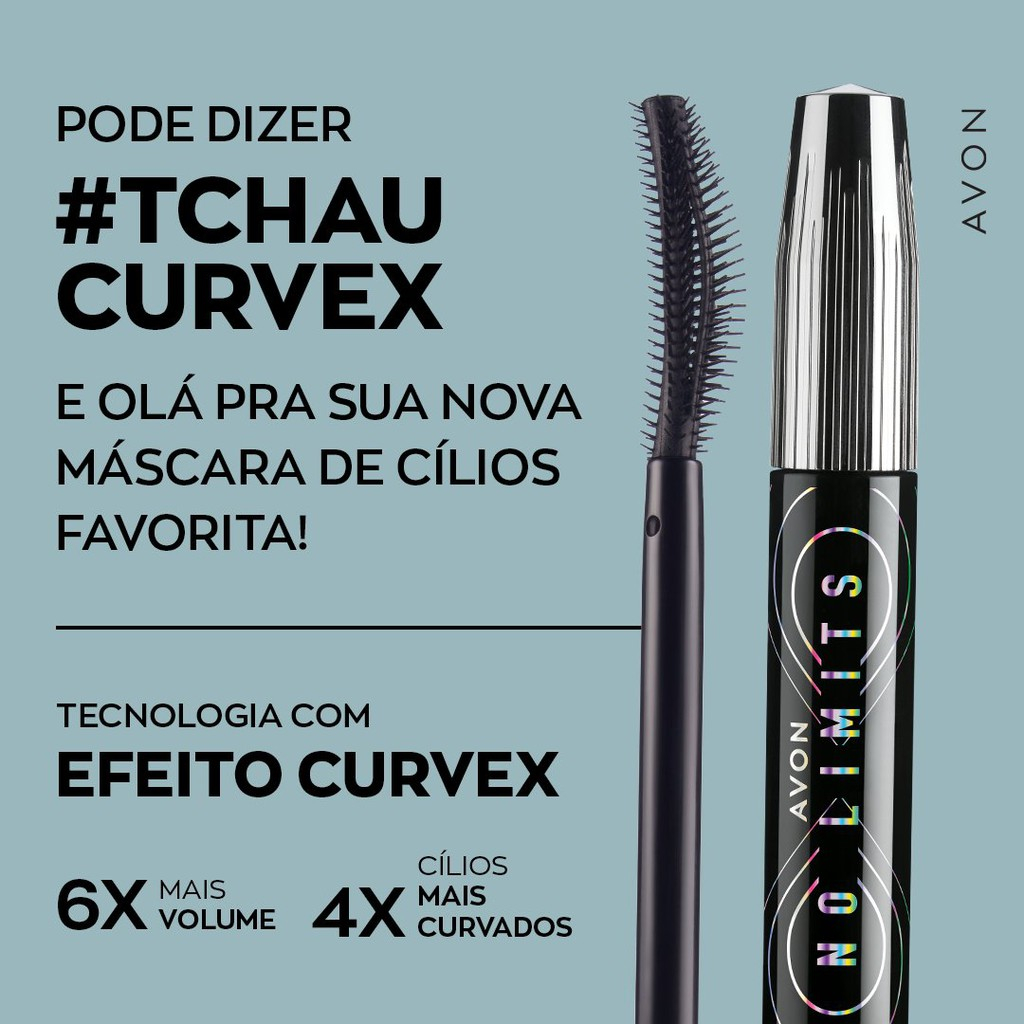 AVON NO LIMITS MÁSCARA DE ALONGAMENTO E VOLUME INSTANTÂNEO PARA CÍLIOS ...