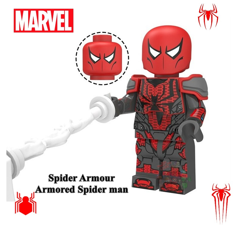 Spider Armour homem aranha de armadura spider man Minifigure No way ...