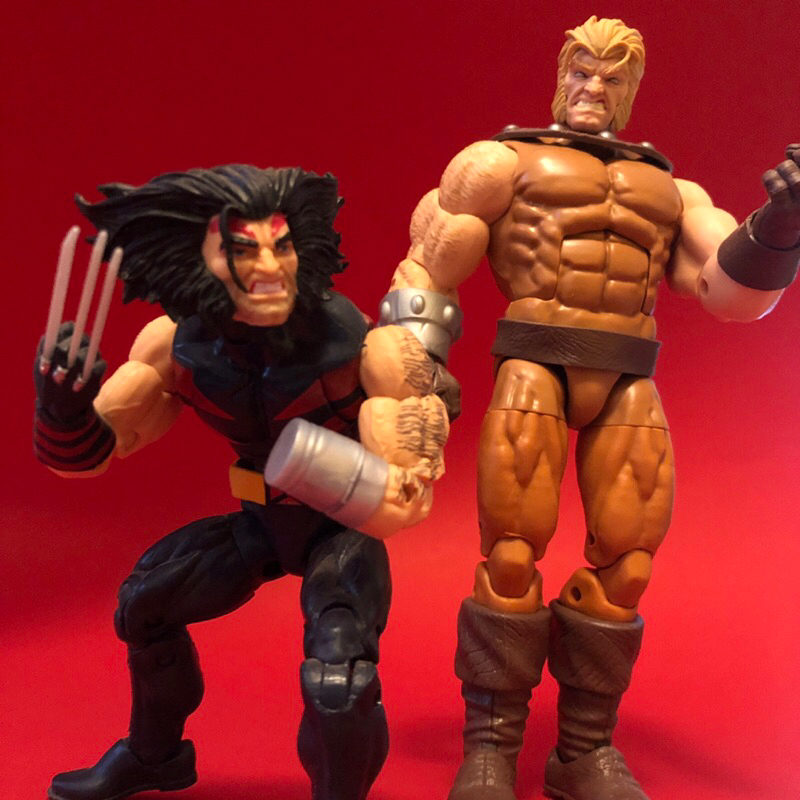 Marvel Legends XMen AoA Age of Apocalypse Wolverine & Sabretooth ...