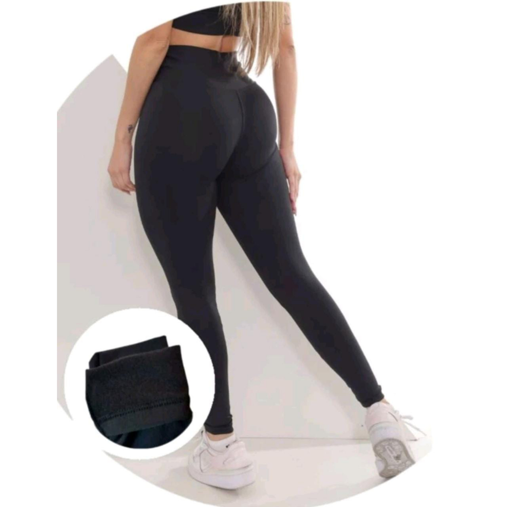 Calça Legging Térmica Peluciada - Costura reforçada