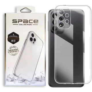 Capa Acrílico Transparente Para Samsung A14/A34/A23 4G/A23 5G/A21S/A11/A12/A53 5G/A33 5G/A13 4G/A71/A72/A73 5G/A54 5G Capinha Space Colecao Case De Celular Protecao de Camera