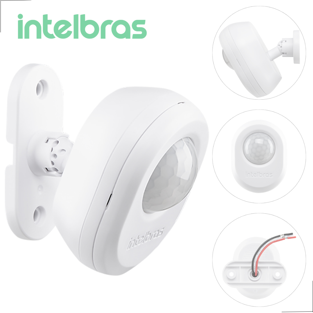 Sensor de Presença Fotocélula Interruptor Iluminação ESPi 360 A Intelbras