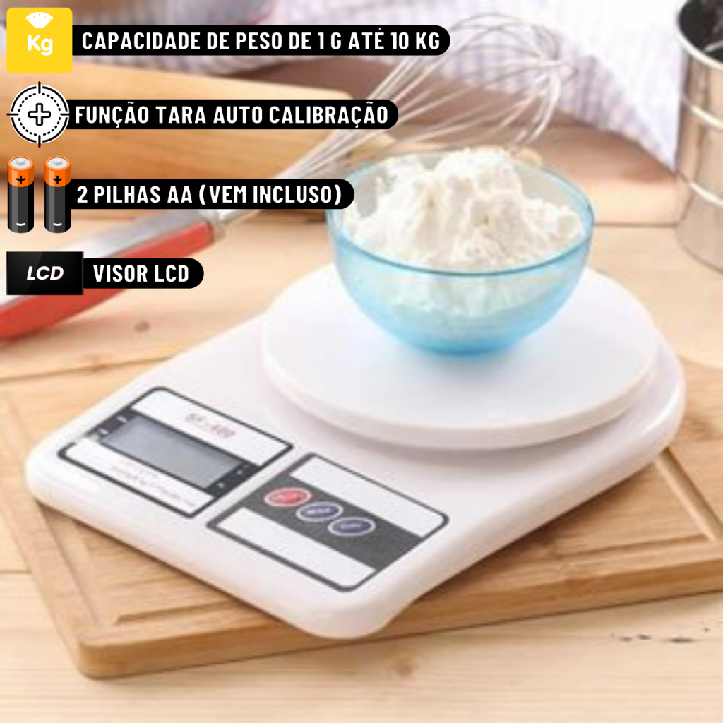 Balança Digital Eletrônica De Precisão 1g Até 10kg | Shopee Brasil