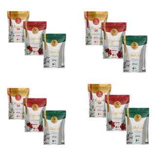Kit 12 Chás Maravilhas da Terra