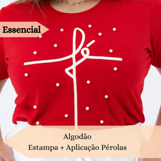 Camiseta Feminina Algodão Gola Redonda T Shirt Filha do Rei Cristã Gospel  Frases Bíblicas Cor:Amarelo;Tamanho:GG