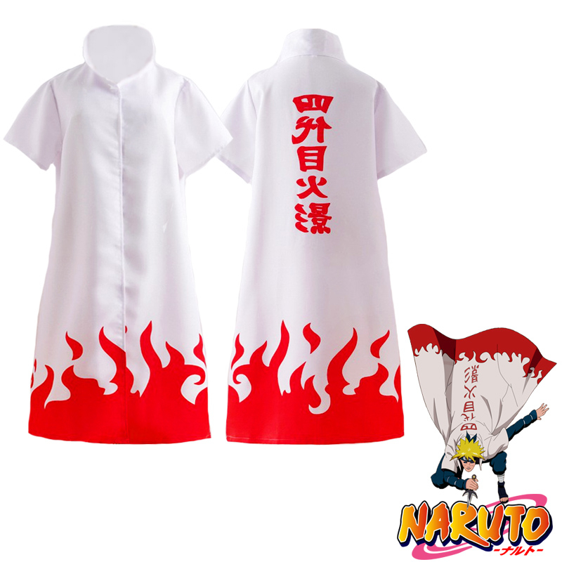 Compre Namikaze minato cosplay de trajes de desenhos animados 4th hokage  manto uzumaki capa dos desenhos animados cosplay traje roupa