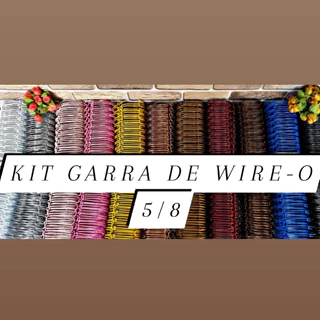 Kit Garra Wire-o 5/8 Passo 2 x 1