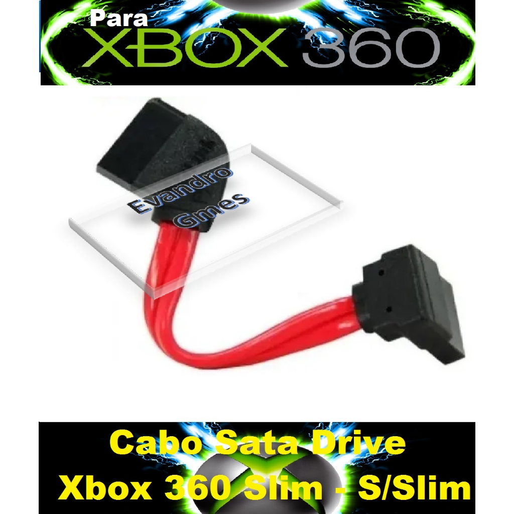 Cabo Sata Drive Cd Para Xbox 360 Slim (667)
