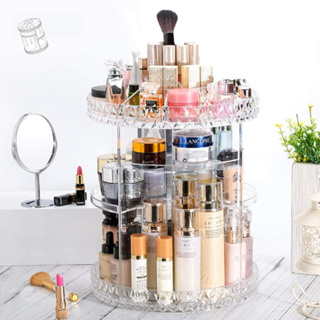 Organizador De Maquiagem Cosmético Acrílico Giratório 360º Espaçoso Envio Imediato