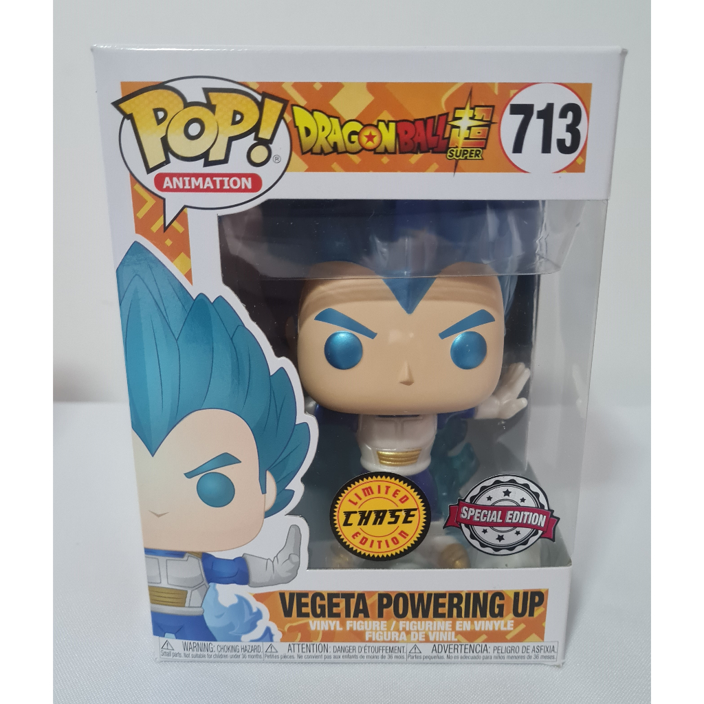 FUNKO POP VEGETA POWERING UP CHASE METALICO - DRAGON BALL | Shopee Brasil
