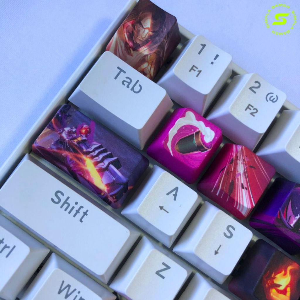 Jhin - 12 Keycaps League Of Legends Jhin