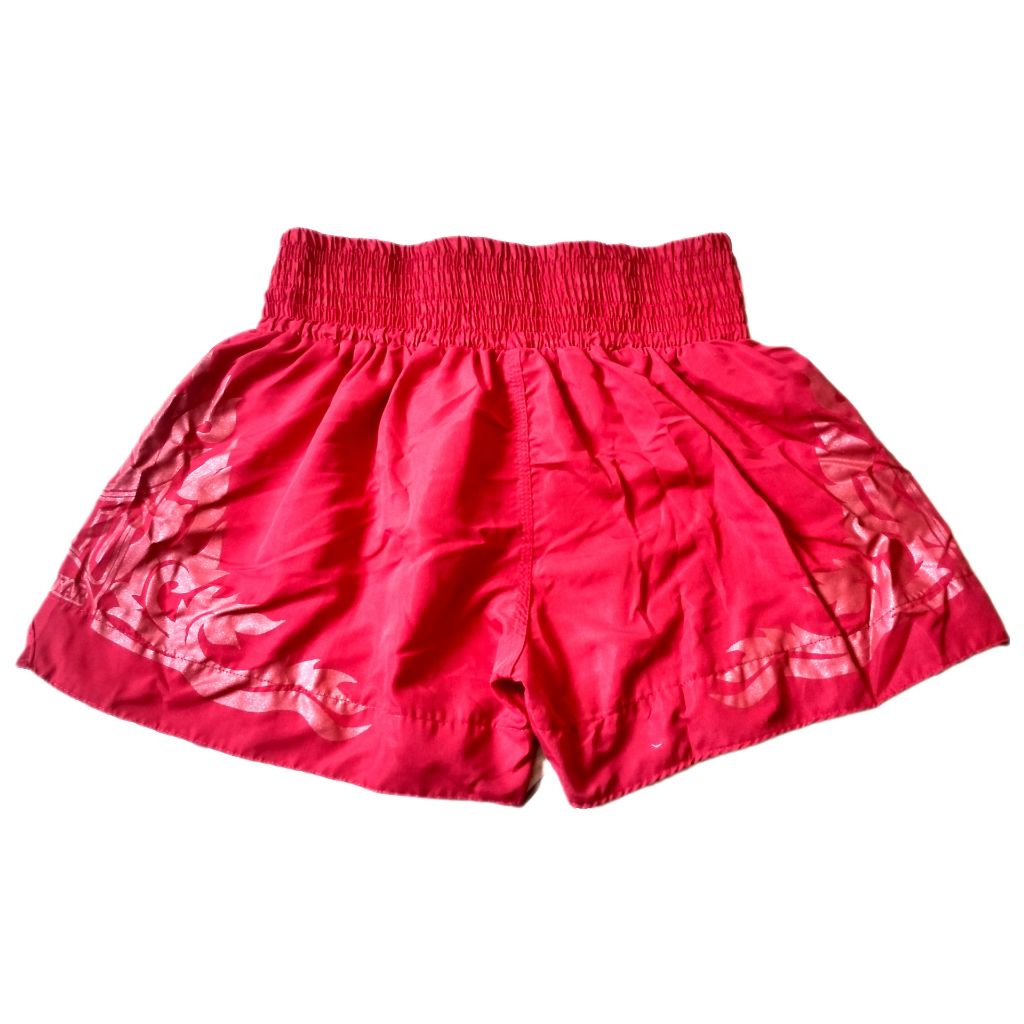 Short Muay Thai Ockto Red Full | Shopee Brasil