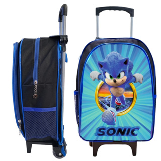 Mochila Infantil Escolar Menino - Rodinhas de Silicone