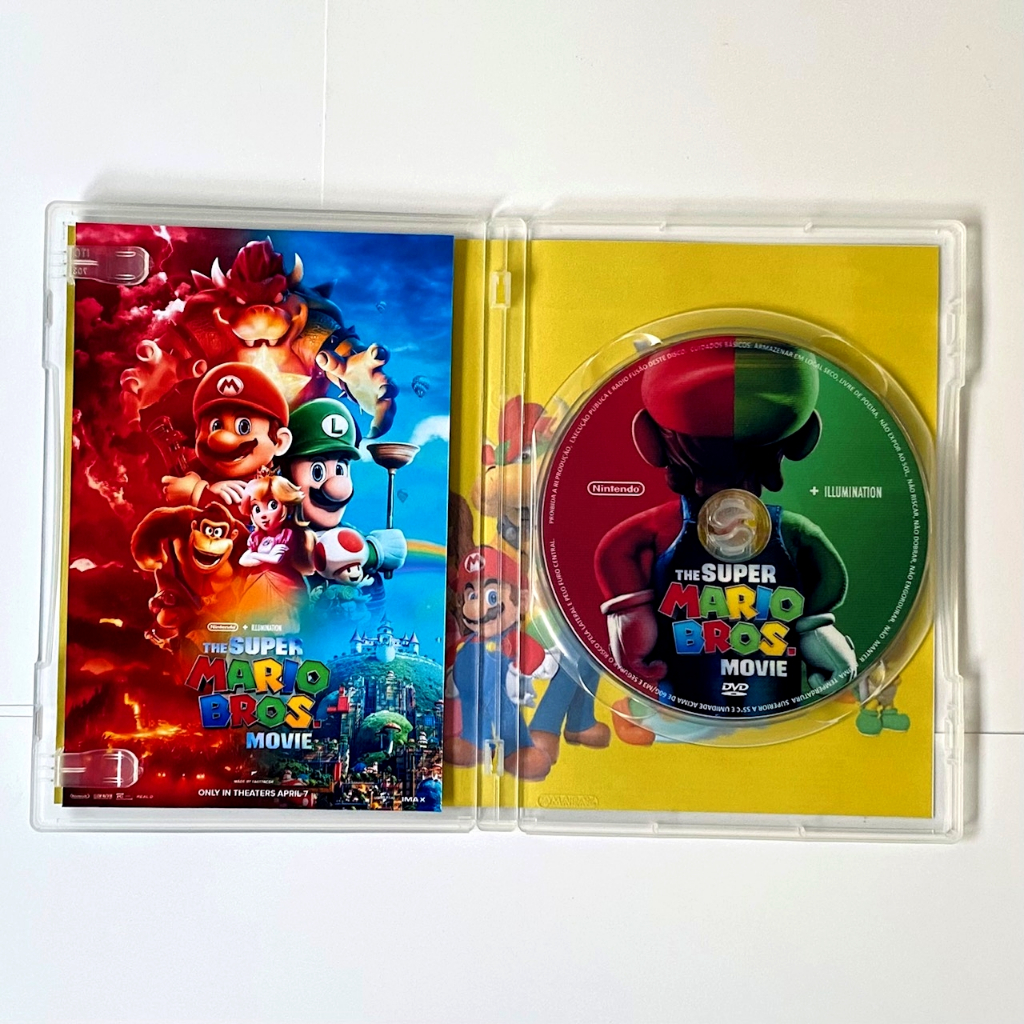 DVD Super Mario Bros O Filme 2023 Dublado e Legendado | Shopee Brasil