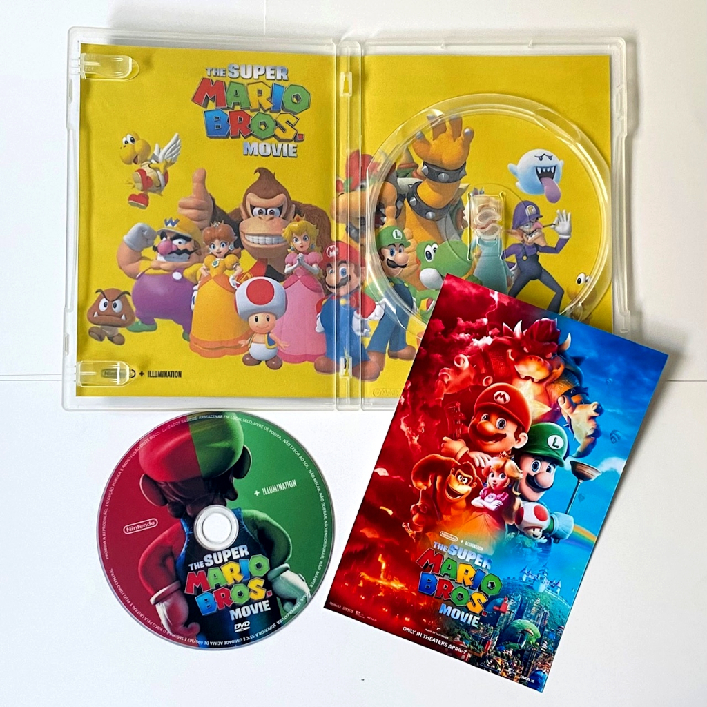 DVD Super Mario Bros O Filme 2023 Dublado e Legendado | Shopee Brasil