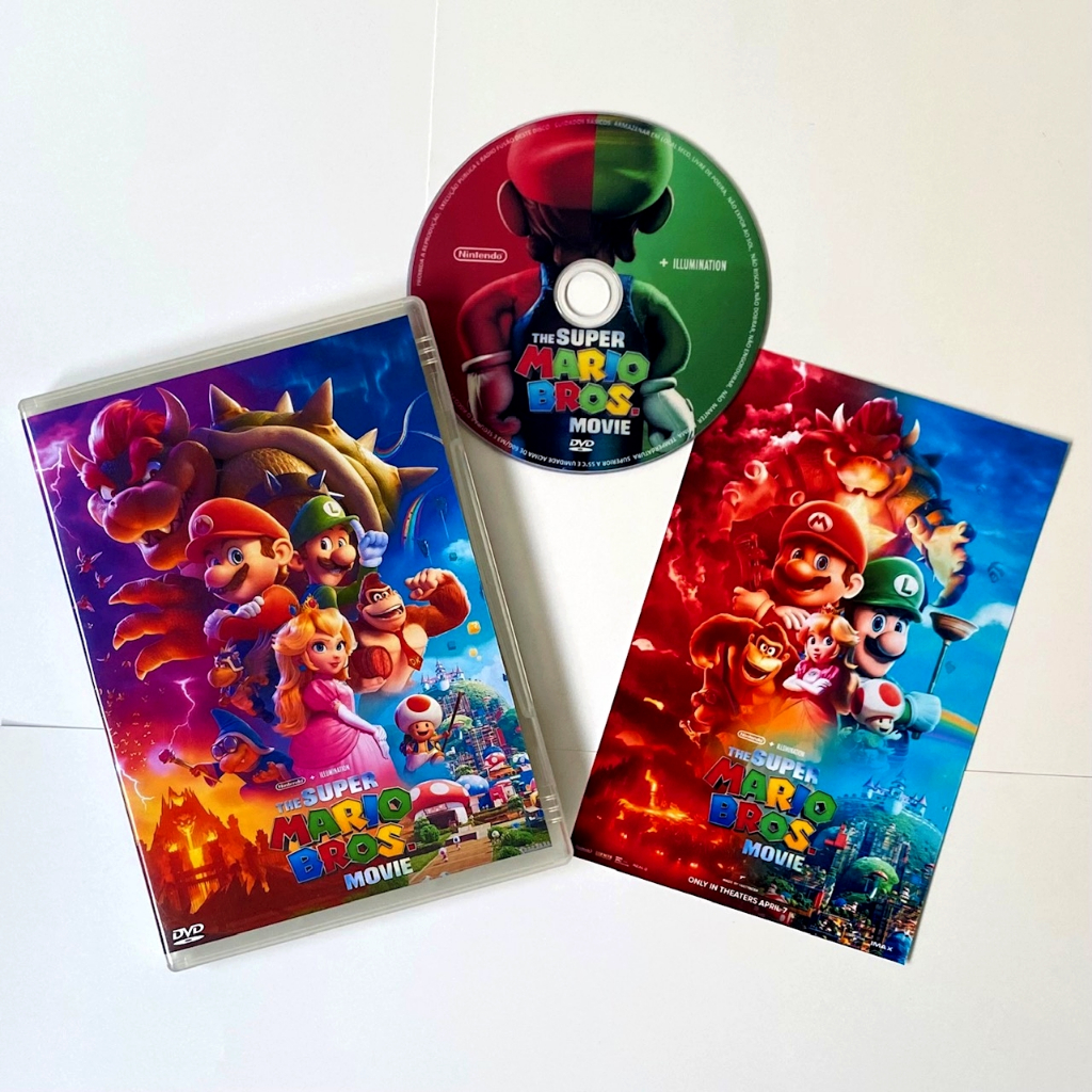 DVD Super Mario Bros O Filme 2023 Dublado e Legendado | Shopee Brasil