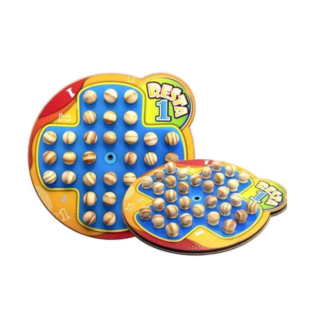 Jogo - Resta Um - Bolinha - Pikoli Brinquedos Educativos