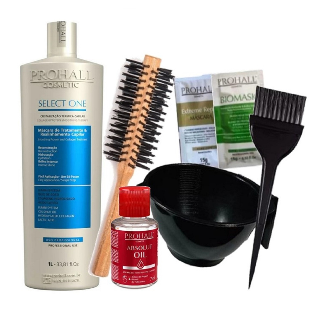 Escova Progressiva Sem Formol Select One Prohall 1L
