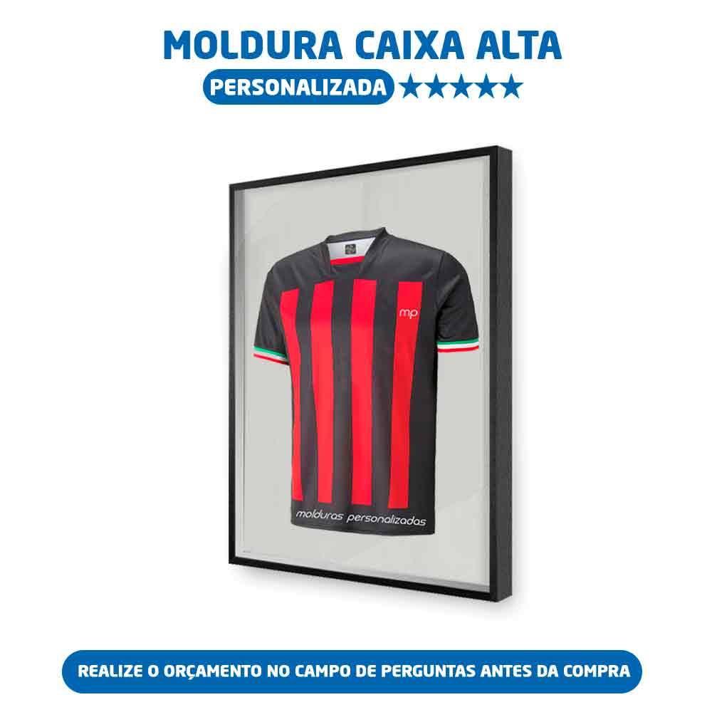 Moldura Caixa Alta Camiseta De Futebol Medida Personalizado