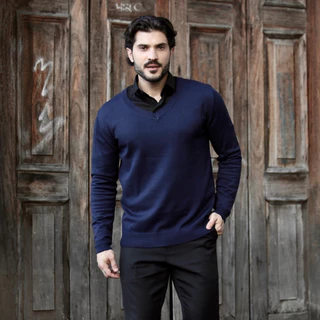Suéter Liso Masculino Gola V - Envio Rápido em Promoção na Shopee Suéter Liso Masculino Gola V - Envio Rápido