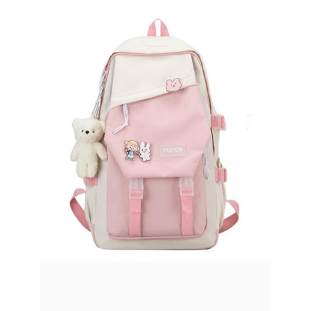 Mochila Feminina Escolar Passeio Grande Versão Coreana Antifurto Impermeável CL3018