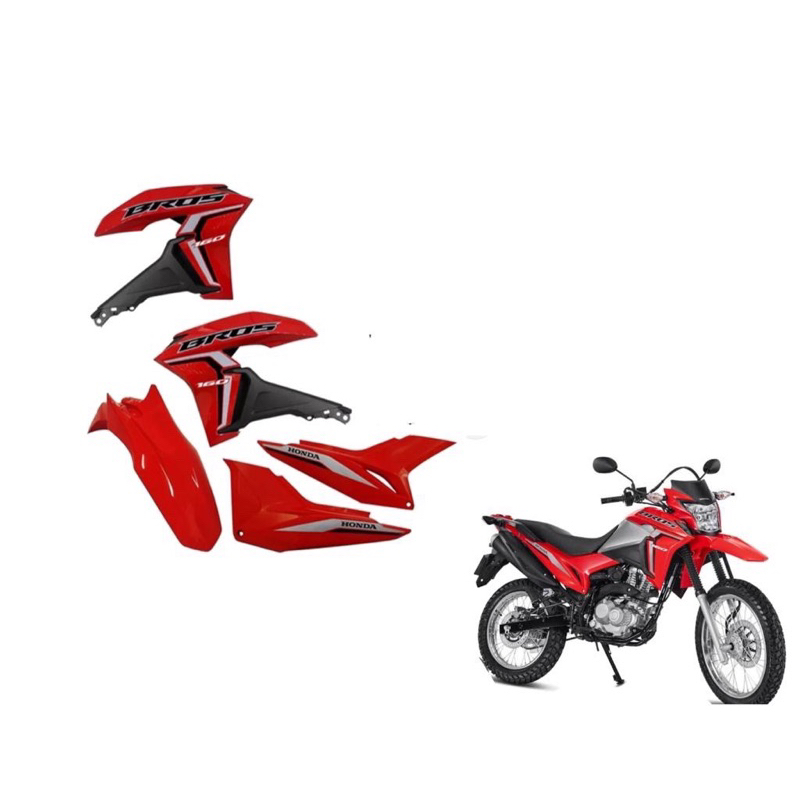 Kit Carenagens Honda Bros Shopee Brasil