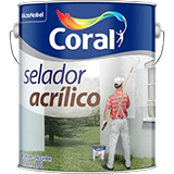 Selador Acrílico para Paredes Internas e Externas 3,6L | 18L Impermeabiliza Seca Rápido - CORAL