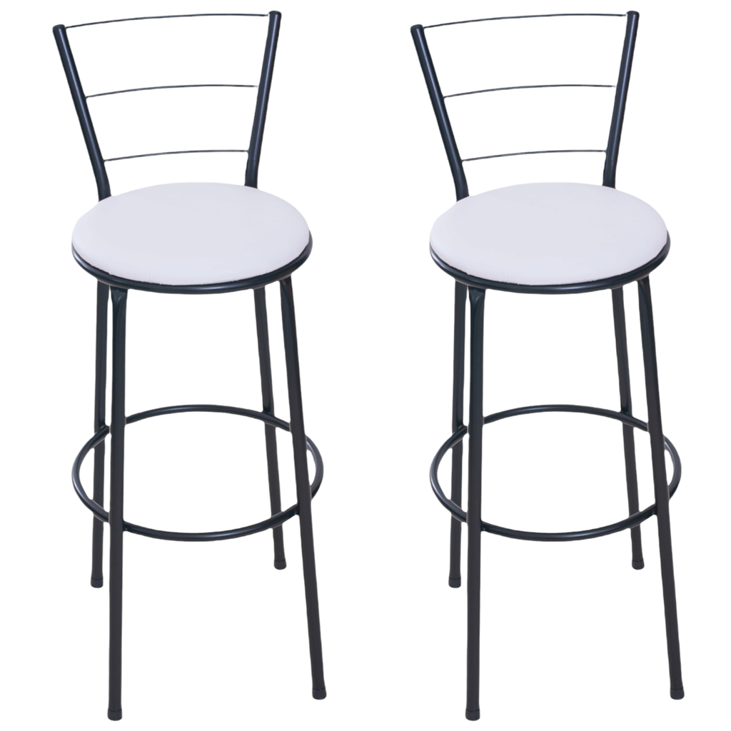 Kit 2 Banquetas Alta De Junco Fibra Sintetica Cozinha Balcao