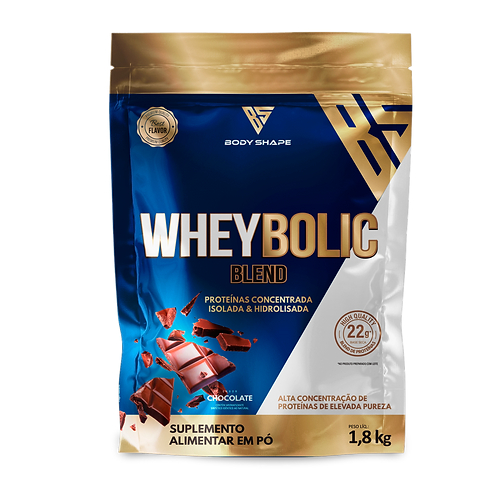 Whey Blend Bolic 1,8kg Refil Isolado Whey 100% Concentrado