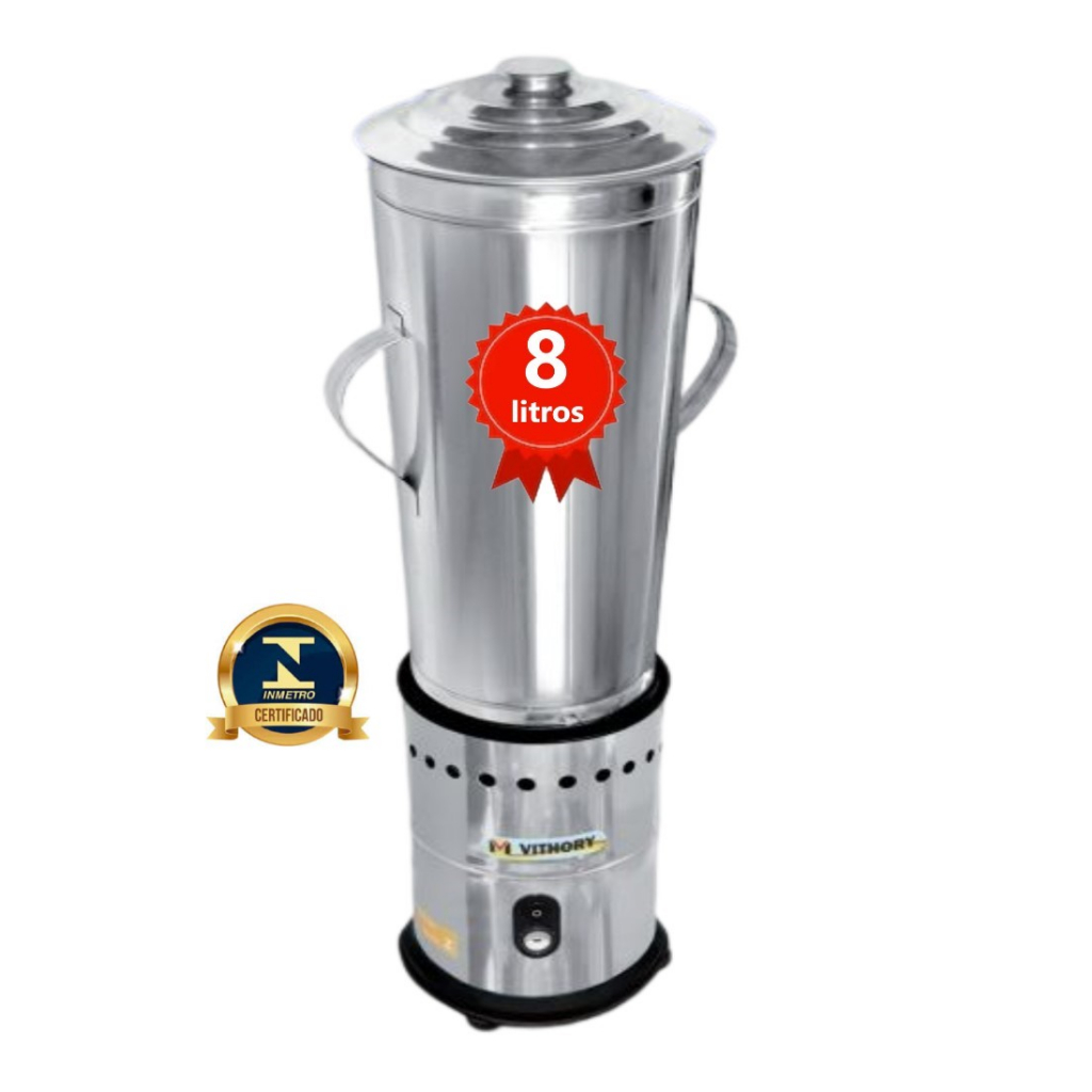 Liquidificador Triturador Industrial 8 Litros Baixa Rotação Para Açaí ...