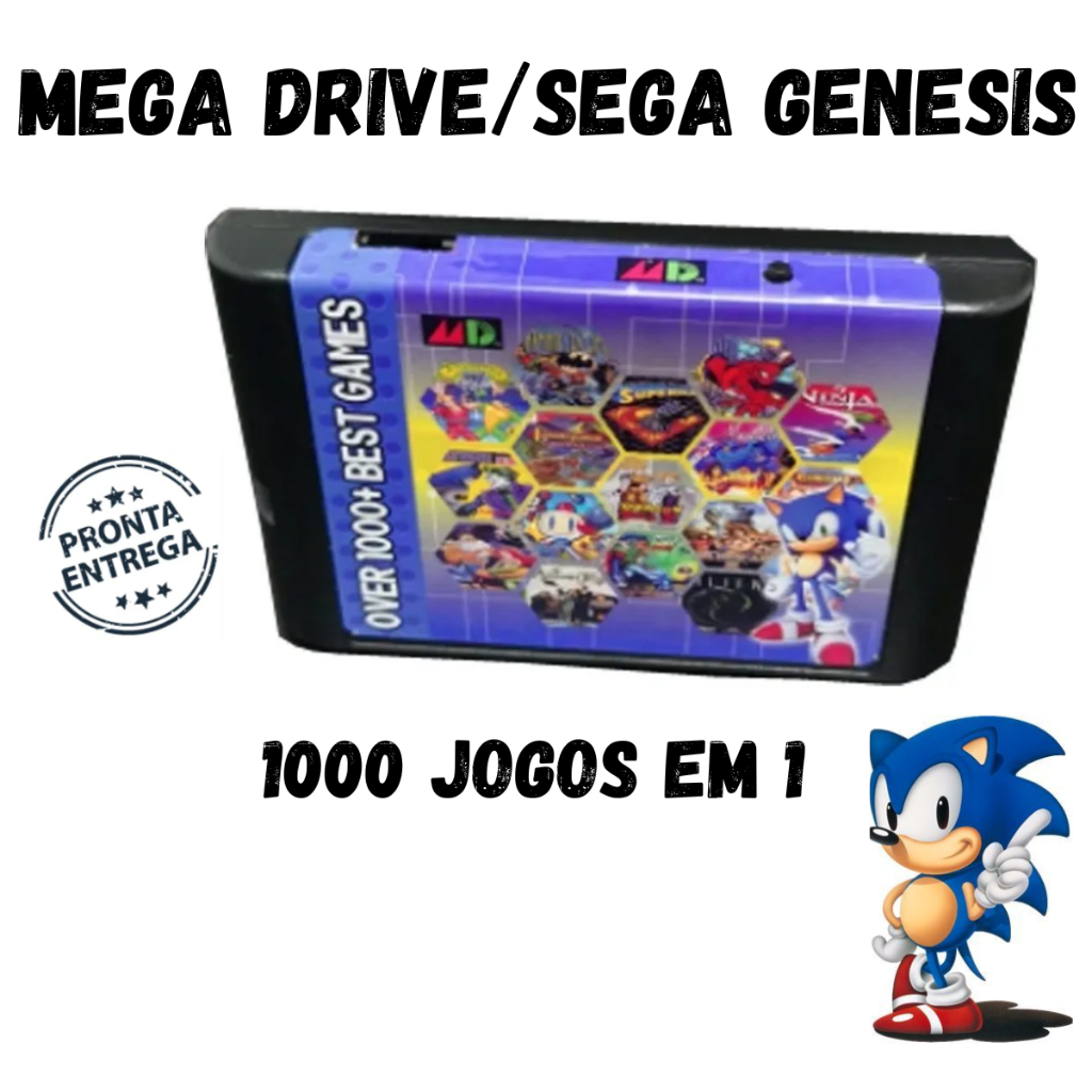 De o que mesmo mega drive do sonic na memoria jogos