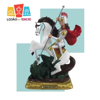 São Jorge ,imagem Inquebrável em PVC, 35cm,28cm e 20cm.