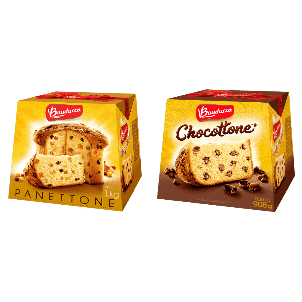 Kit Chocotone 908g Bauducco + Panetone 1Kg Bauducco | Shopee Brasil