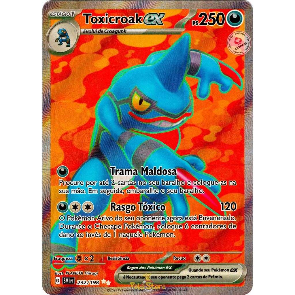 toxicroak ex pokemon card Celebrations Premium Playmat Collection main image 1