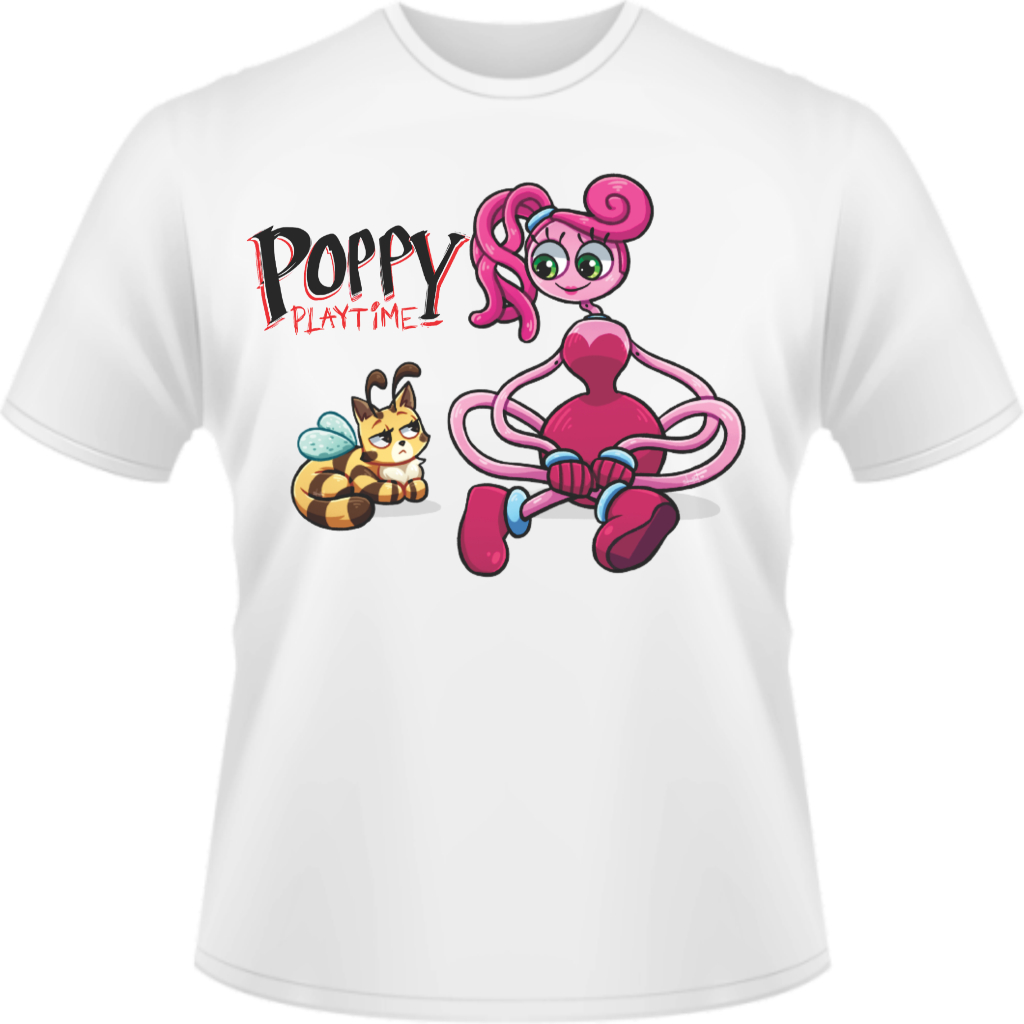 Poppy Playtime Mommy Long Legs And Huggy Wuggy Unisex T-Shirt