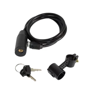 Cadeado Bike Bicicleta Gta Com Suporte 6mm X 1000mm Aço Com Chaves