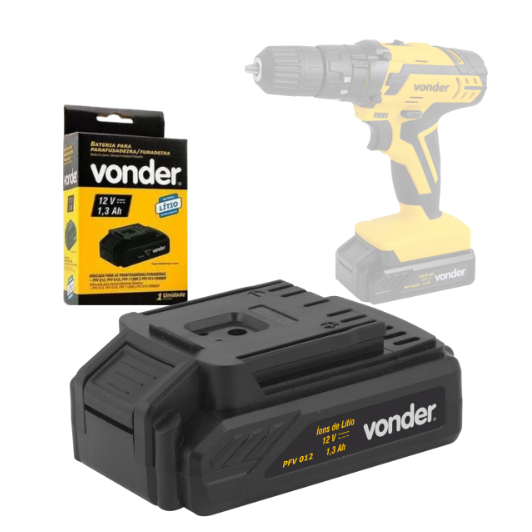 Bateria 12v Parafusadeira Vonder Pfv012 Pfv074 Pfv012i 1,3 A
