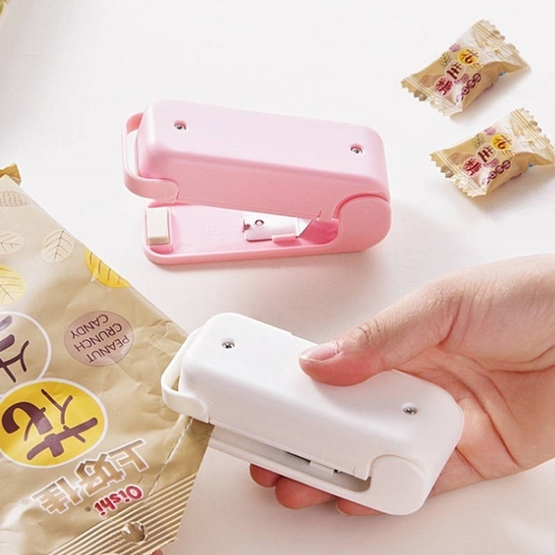 Mini Selador de Embalagem Máquina Portátil Seladora Plástico Pilha | Shopee  Brasil