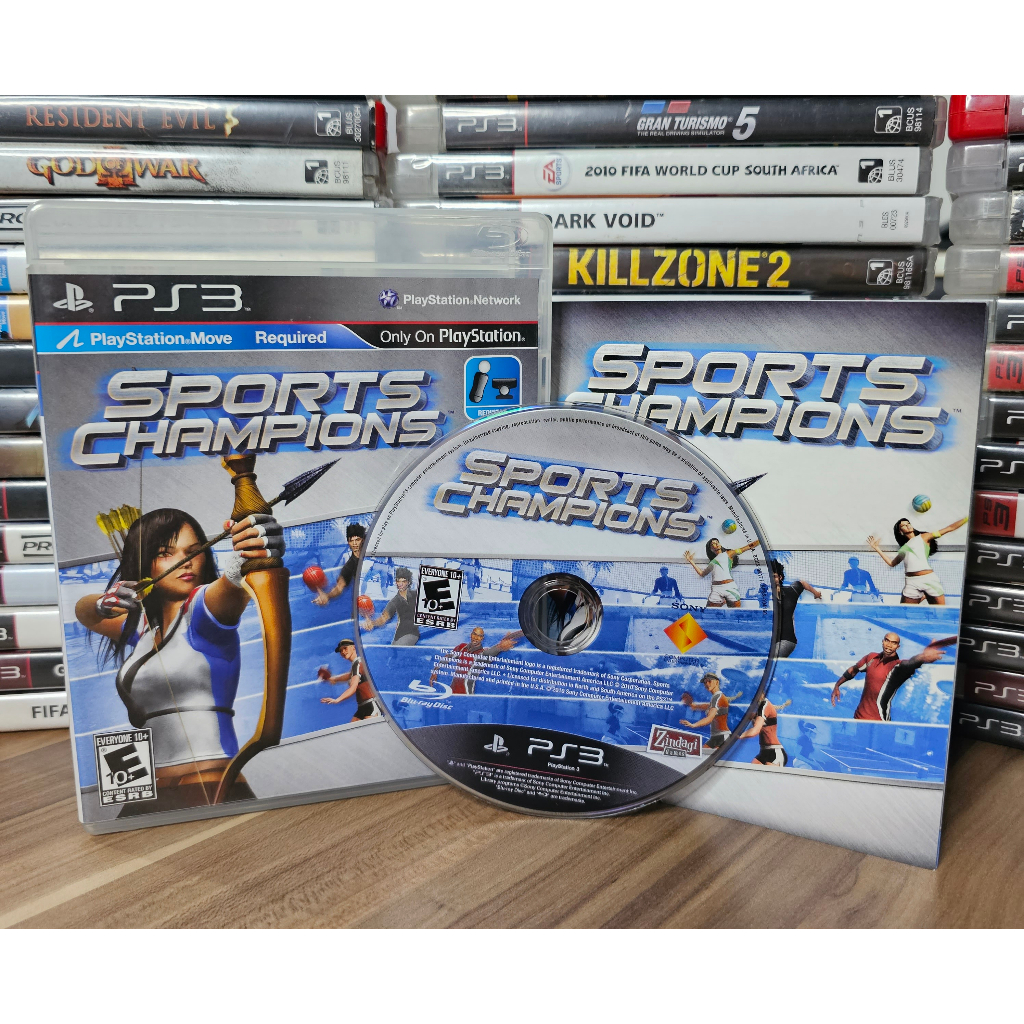 Jogo Original Sports Champions Playstation Ps3 Mídia Física Com 10