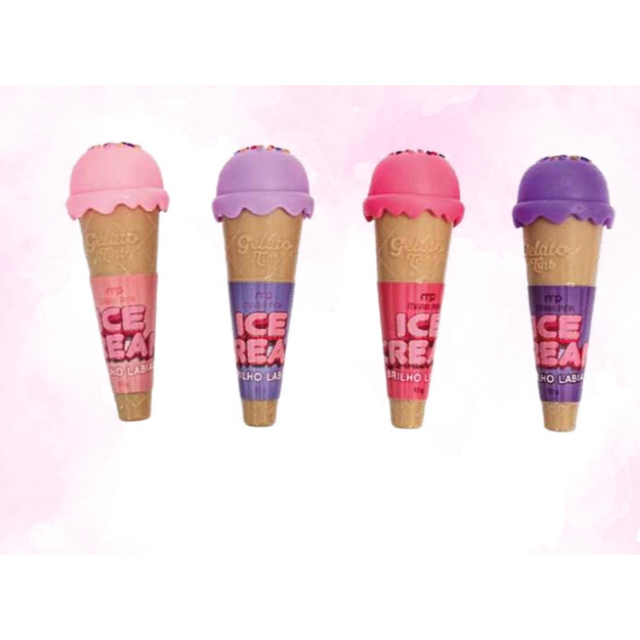 BRILHO LABIAL ICE CREAM MARIA PINK Shopee Brasil