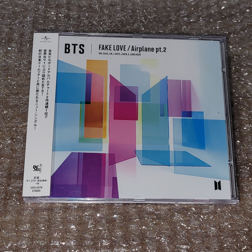 CD Single BTS - Fake Love / Airplane - Original Importado
