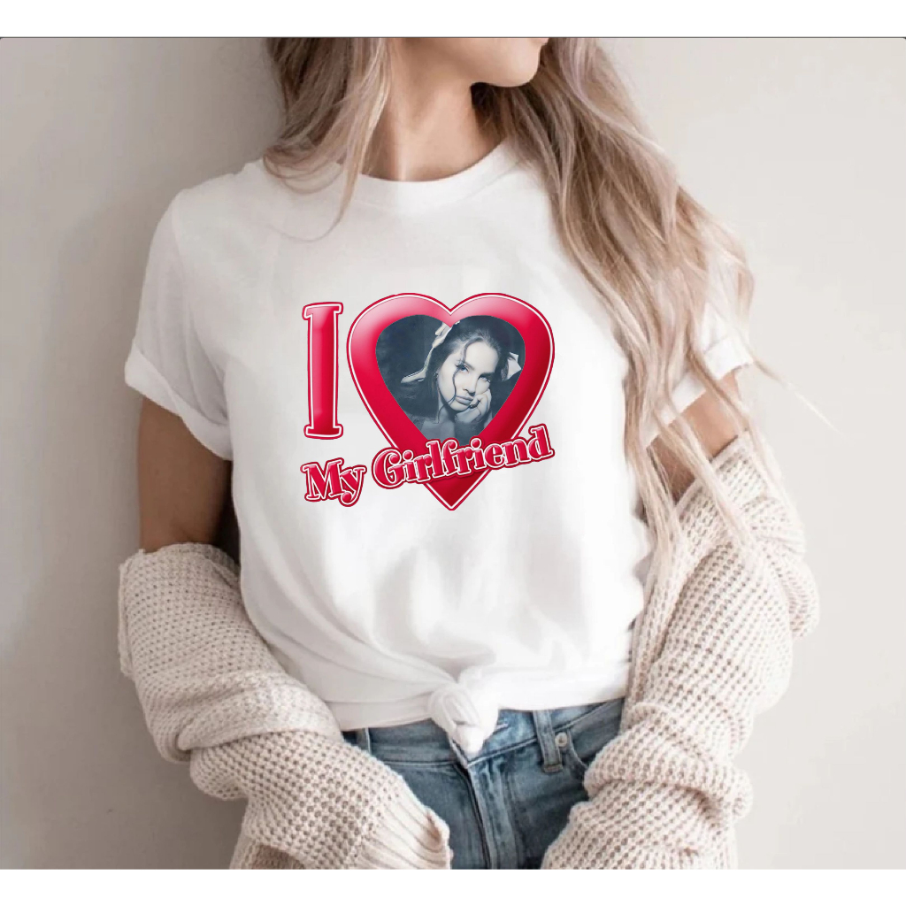 Camiseta I love My Girlfriend Lana Del Rey Did You Know That There’s A Tunnel Under Ocean Blvd