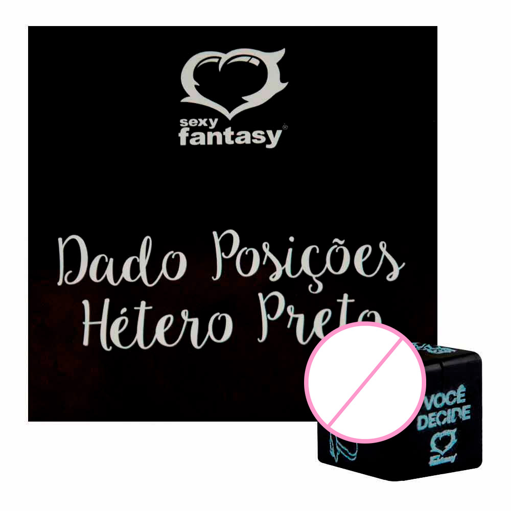 Dado De Posições Hétero Preto Unitário Sexy Fantasy Shopee Brasil 3490