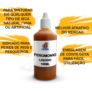 Feromônio Liquido 100ml Ceva Isca Cheiro Forte Pescaria Tucunaré Dourado Tilápia