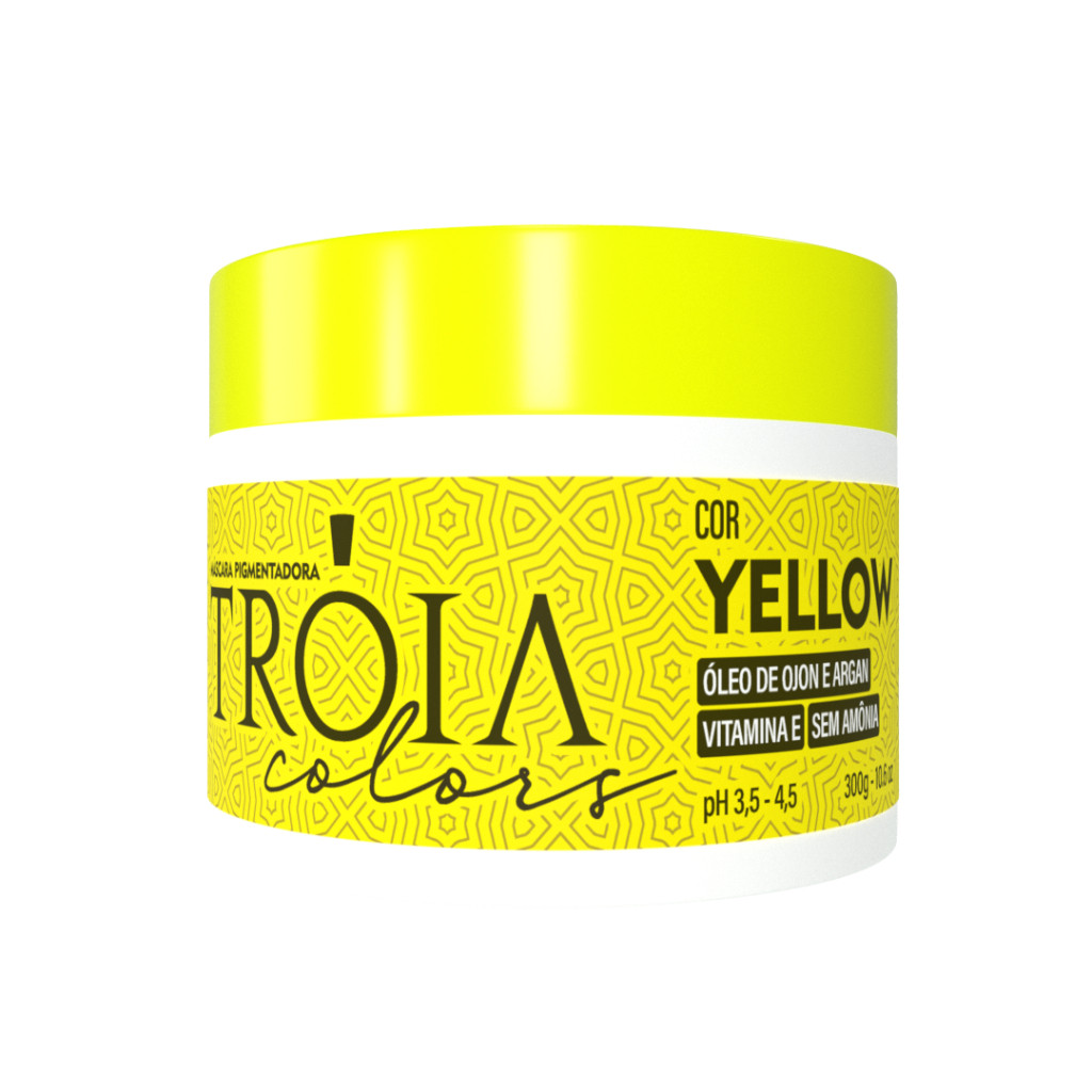 Mascara Tonalizante Tróia Hair YELLOW (AMARELO)