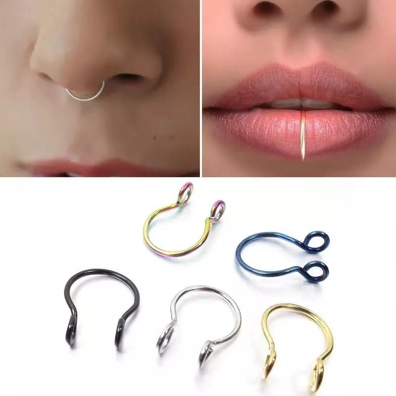 piercing sobrancelha falso em Promoção na Shopee Brasil 2023