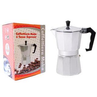 Cafeteira Italiana 6 xicaras Aluminio Marca Moka