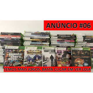 Jogos de Xbox 360 (Originais - Semi novos) - Parte VI