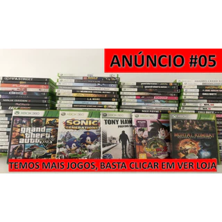 Jogos de Xbox 360 Mídia Física (Originais - Usados) - Parte V