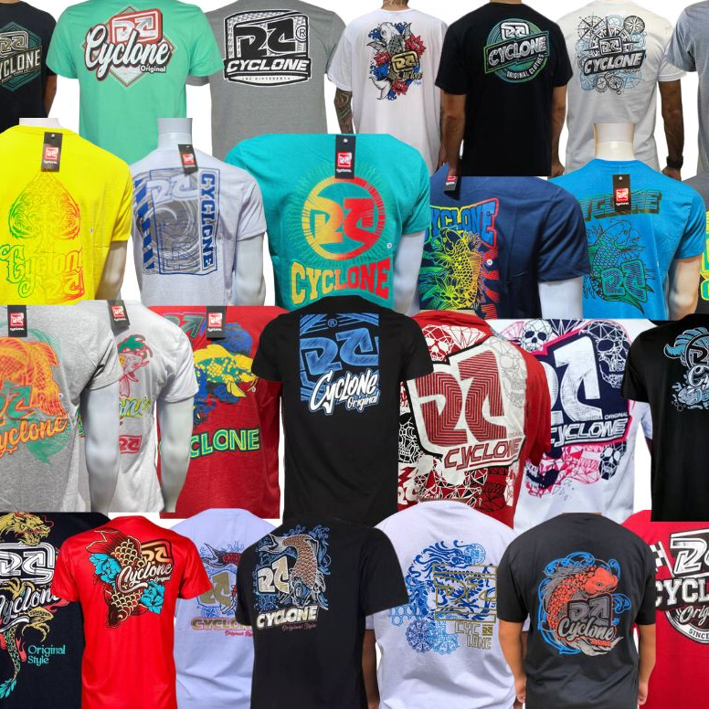 KIT 10 CAMISETAS CYCLONE LANÇAMENTO ATACDO REVENDA | Shopee Brasil
